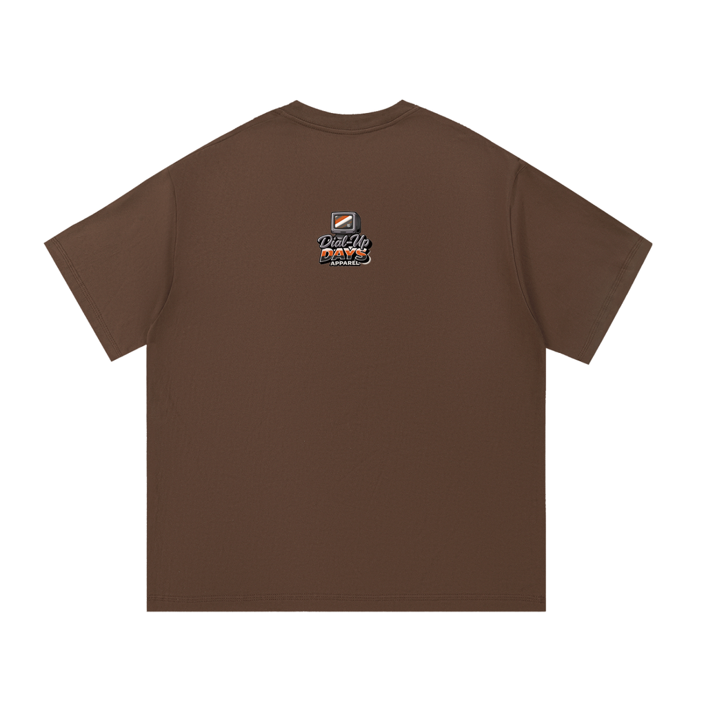 Brown t-shirt on a white background
