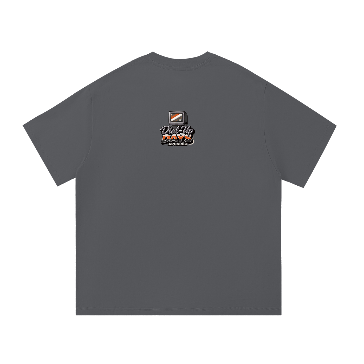 Gray t-shirt with 'RAREBREED' logo on the back against a white background